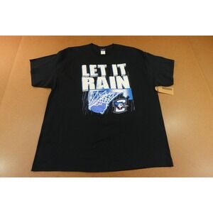 Creighton Bluejays Blue 84 Mens Size 2XL Black Let It Rain Graphic T-Shirt NWT